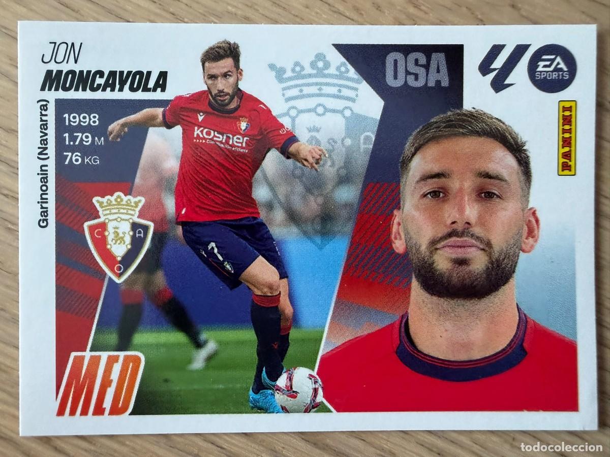 Fu&szlig;ball-Sticker: 11 MONCAYOLA OSASUNA 25 26 2025 2026 LIGA EA SPORTS COLECCIONES ESTE SIN PEGAR STICKER