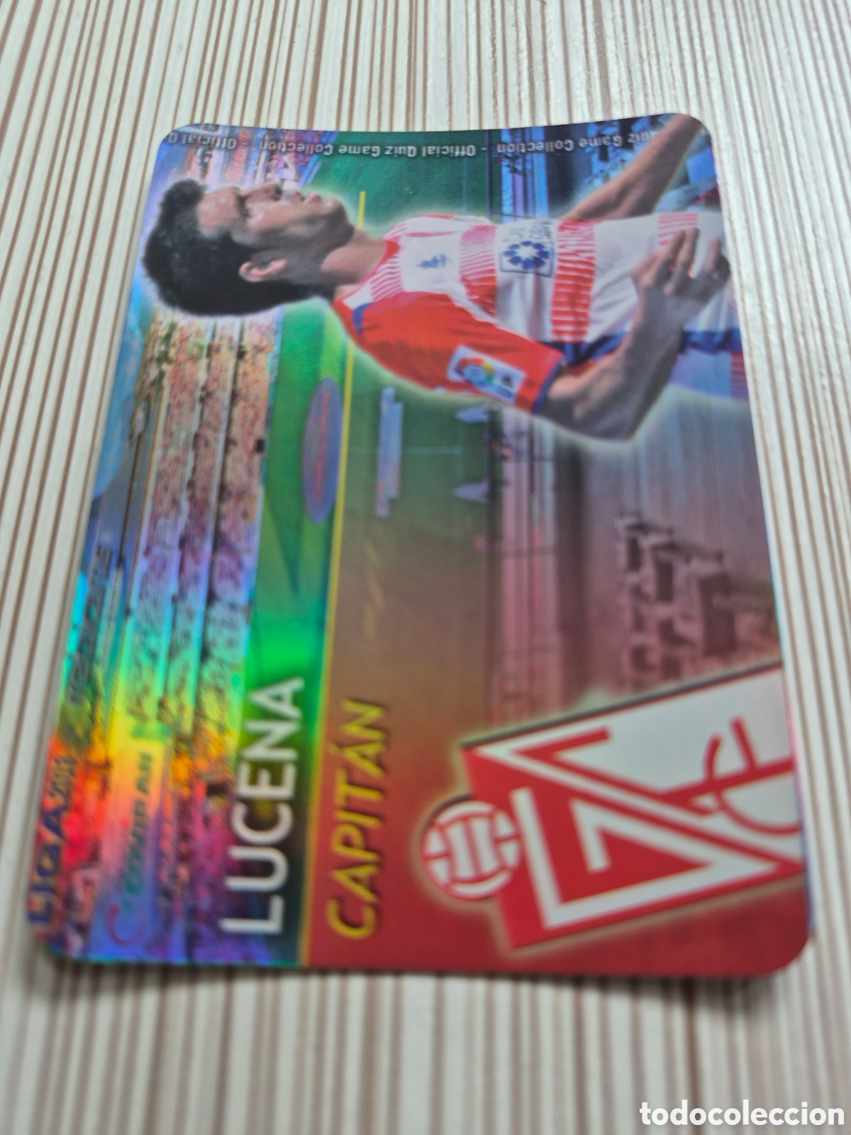 Fu&szlig;ball-Sticker: Mundicromo 2012 2013 Lucena Capitanes Brillo Liso