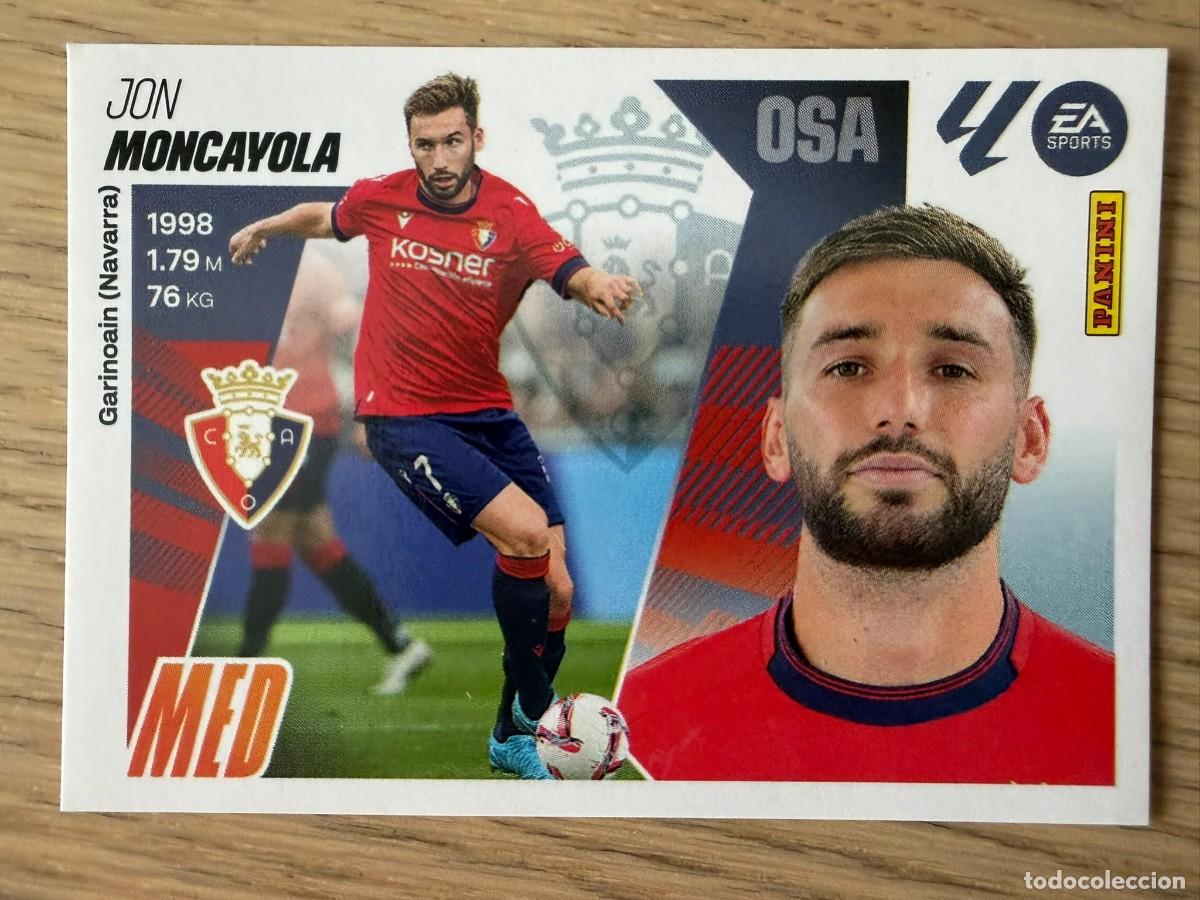 Fu&szlig;ball-Sticker: 11 MONCAYOLA OSASUNA 25 26 2025 2026 LIGA EA SPORTS COLECCIONES ESTE SIN PEGAR STICKER