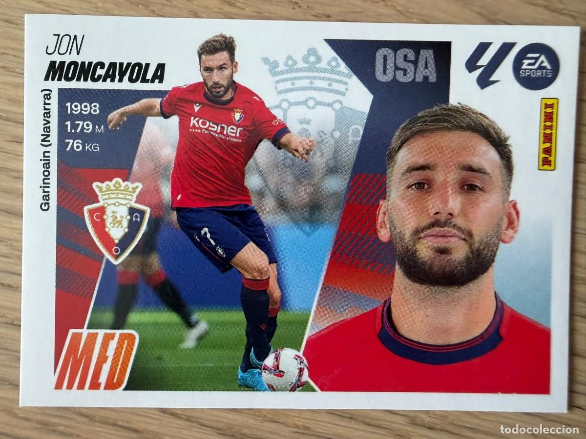 Fu&szlig;ball-Sticker: 11 MONCAYOLA OSASUNA 25 26 2025 2026 LIGA EA SPORTS COLECCIONES ESTE SIN PEGAR STICKER