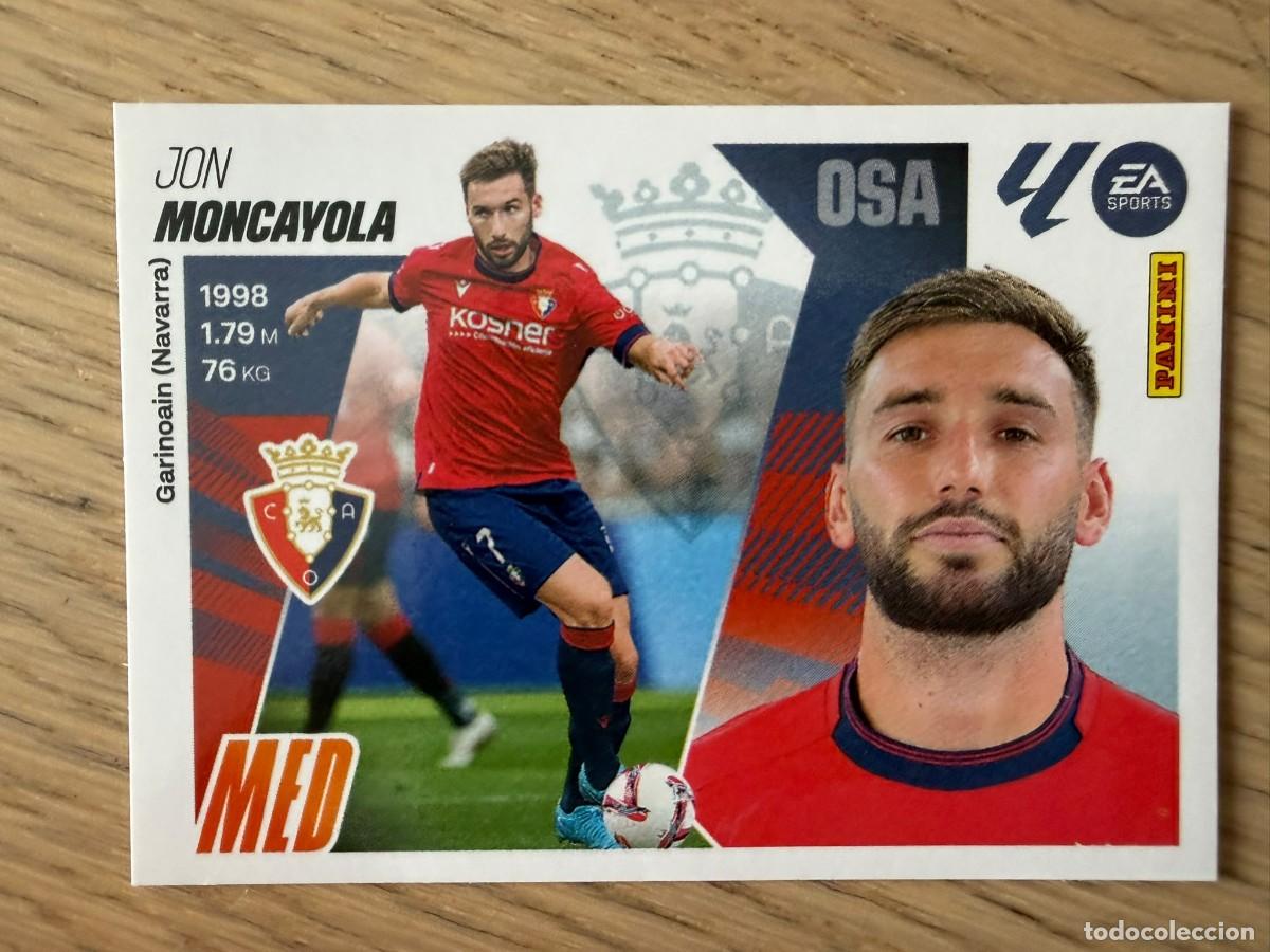 Fu&szlig;ball-Sticker: 11 MONCAYOLA OSASUNA 25 26 2025 2026 LIGA EA SPORTS COLECCIONES ESTE SIN PEGAR STICKER