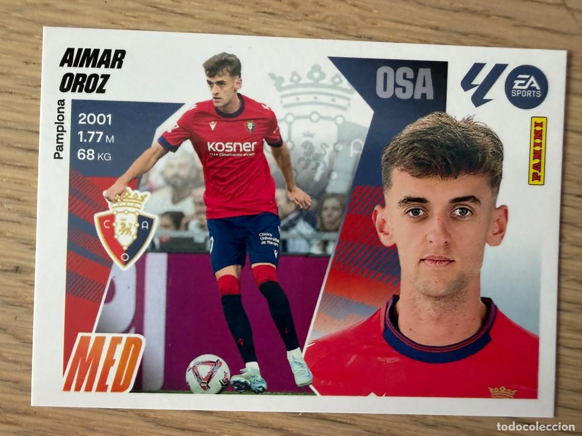 Cartes &agrave; collectionner de Football: 16 AIMAR OROZ OSASUNA 25 26 2025 2026 LIGA EA SPORTS COLECCIONES ESTE SIN PEGAR STICKER