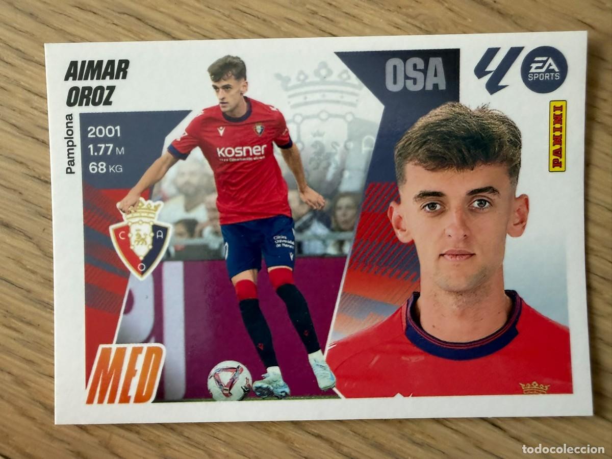 Cartes &agrave; collectionner de Football: 16 AIMAR OROZ OSASUNA 25 26 2025 2026 LIGA EA SPORTS COLECCIONES ESTE SIN PEGAR STICKER