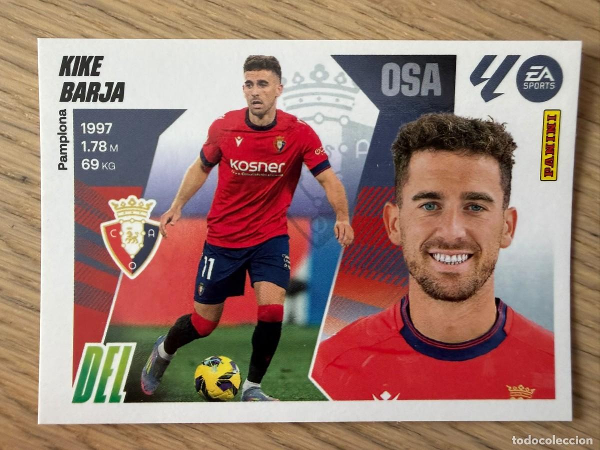 Cromos de f&uacute;tbol: 18 KIKE BARJA OSASUNA 25 26 2025 2026 LIGA EA SPORTS COLECCIONES ESTE SIN PEGAR STICKER
