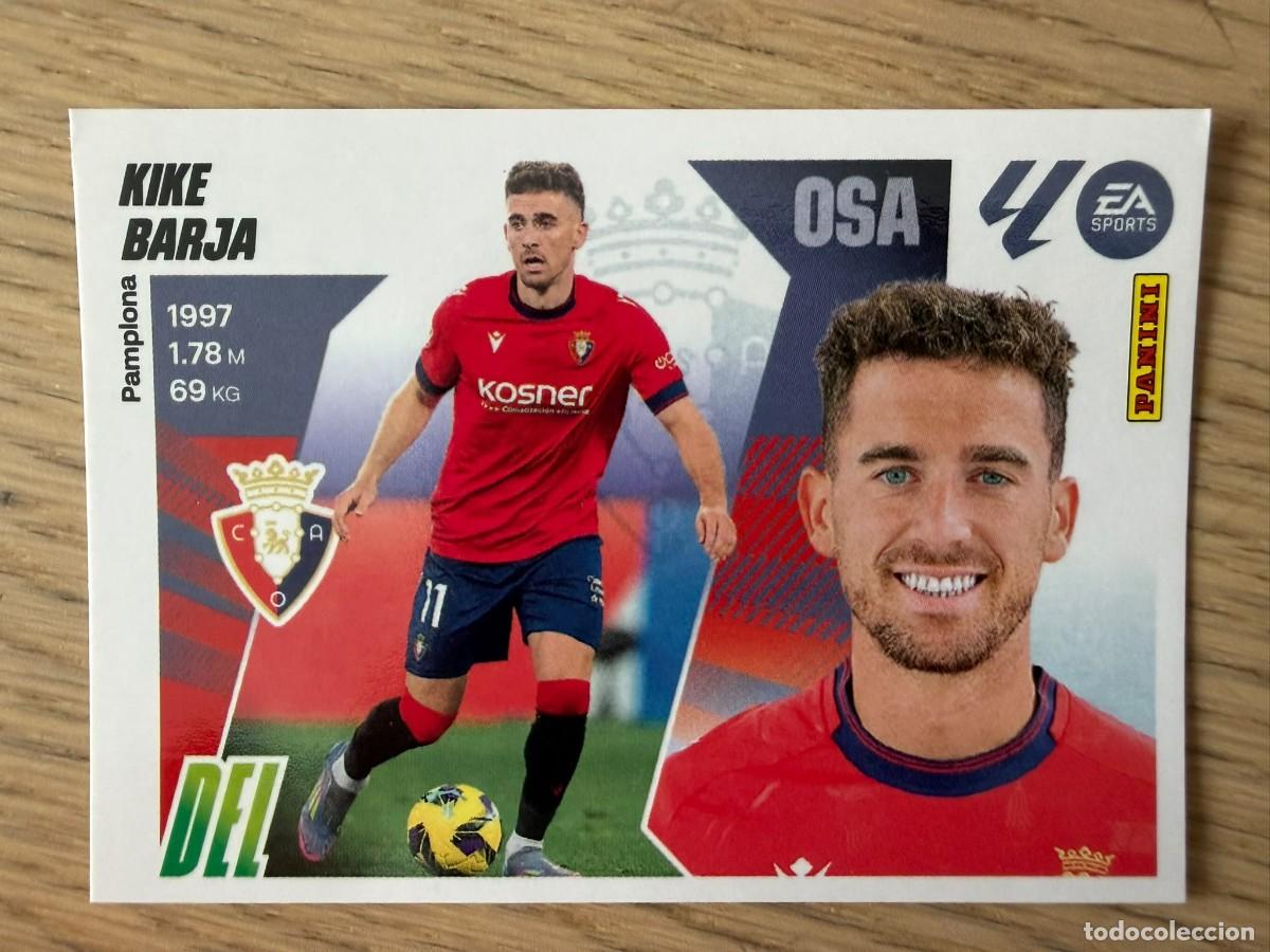Cromos de f&uacute;tbol: 18 KIKE BARJA OSASUNA 25 26 2025 2026 LIGA EA SPORTS COLECCIONES ESTE SIN PEGAR STICKER