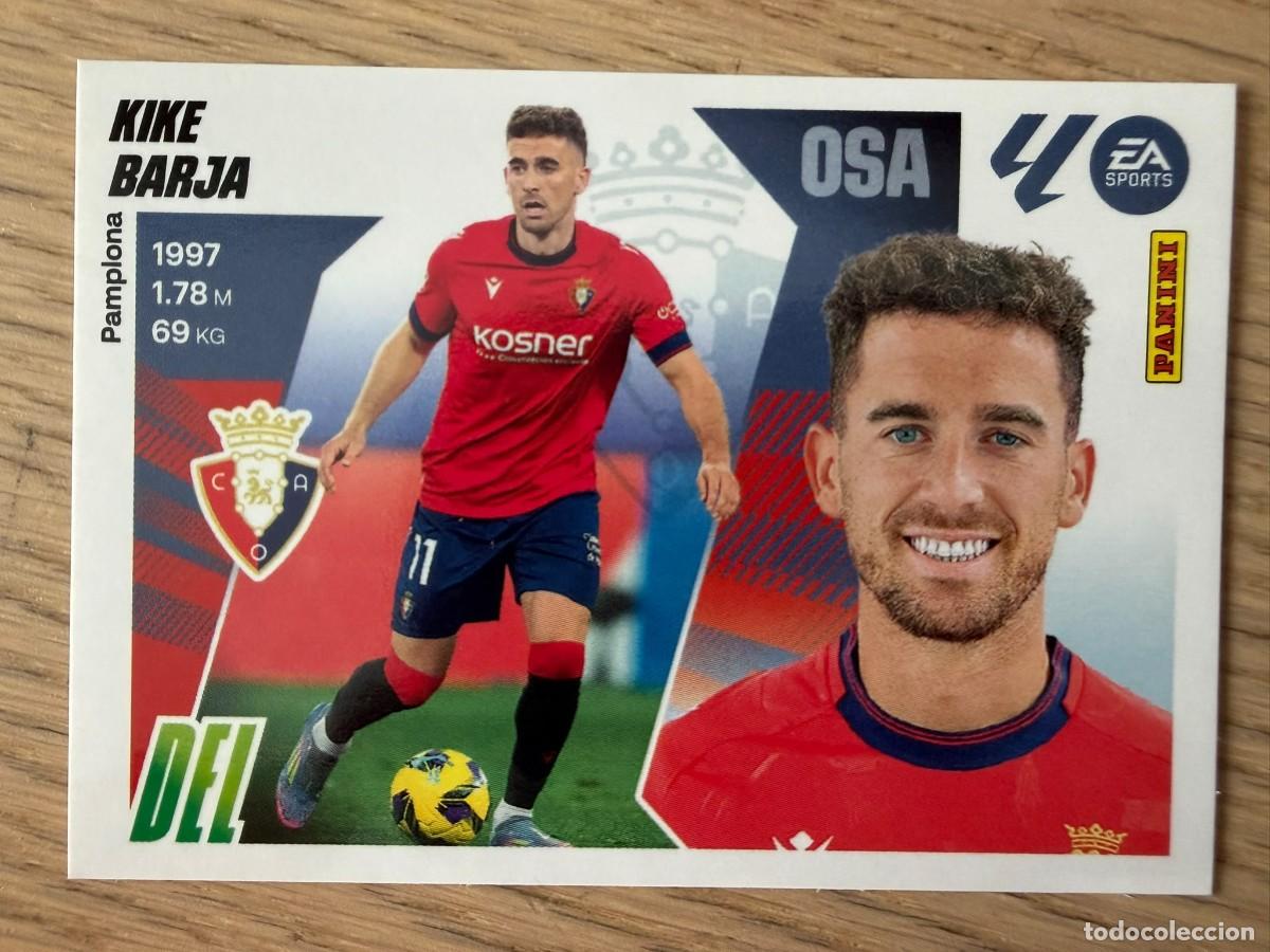 Cromos de f&uacute;tbol: 18 KIKE BARJA OSASUNA 25 26 2025 2026 LIGA EA SPORTS COLECCIONES ESTE SIN PEGAR STICKER
