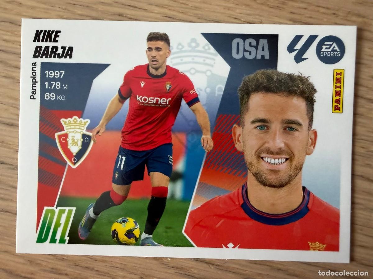 Cromos de f&uacute;tbol: 18 KIKE BARJA OSASUNA 25 26 2025 2026 LIGA EA SPORTS COLECCIONES ESTE SIN PEGAR STICKER