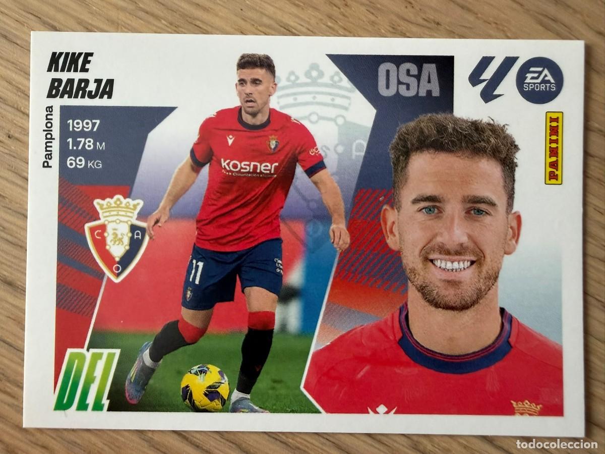 Cromos de f&uacute;tbol: 18 KIKE BARJA OSASUNA 25 26 2025 2026 LIGA EA SPORTS COLECCIONES ESTE SIN PEGAR STICKER