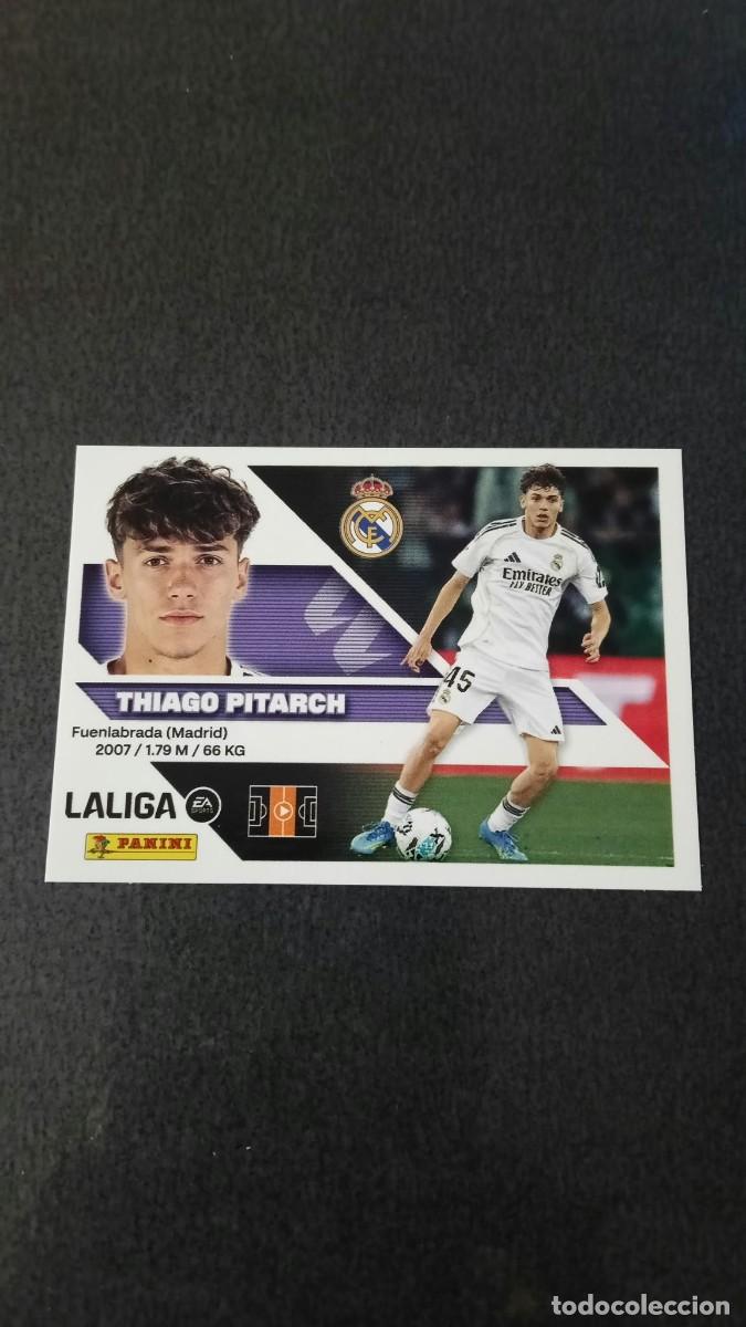 Cromos de f&uacute;tbol: Thiago Pitarch Liga Este 26 27 2026 2027 Real Madrid