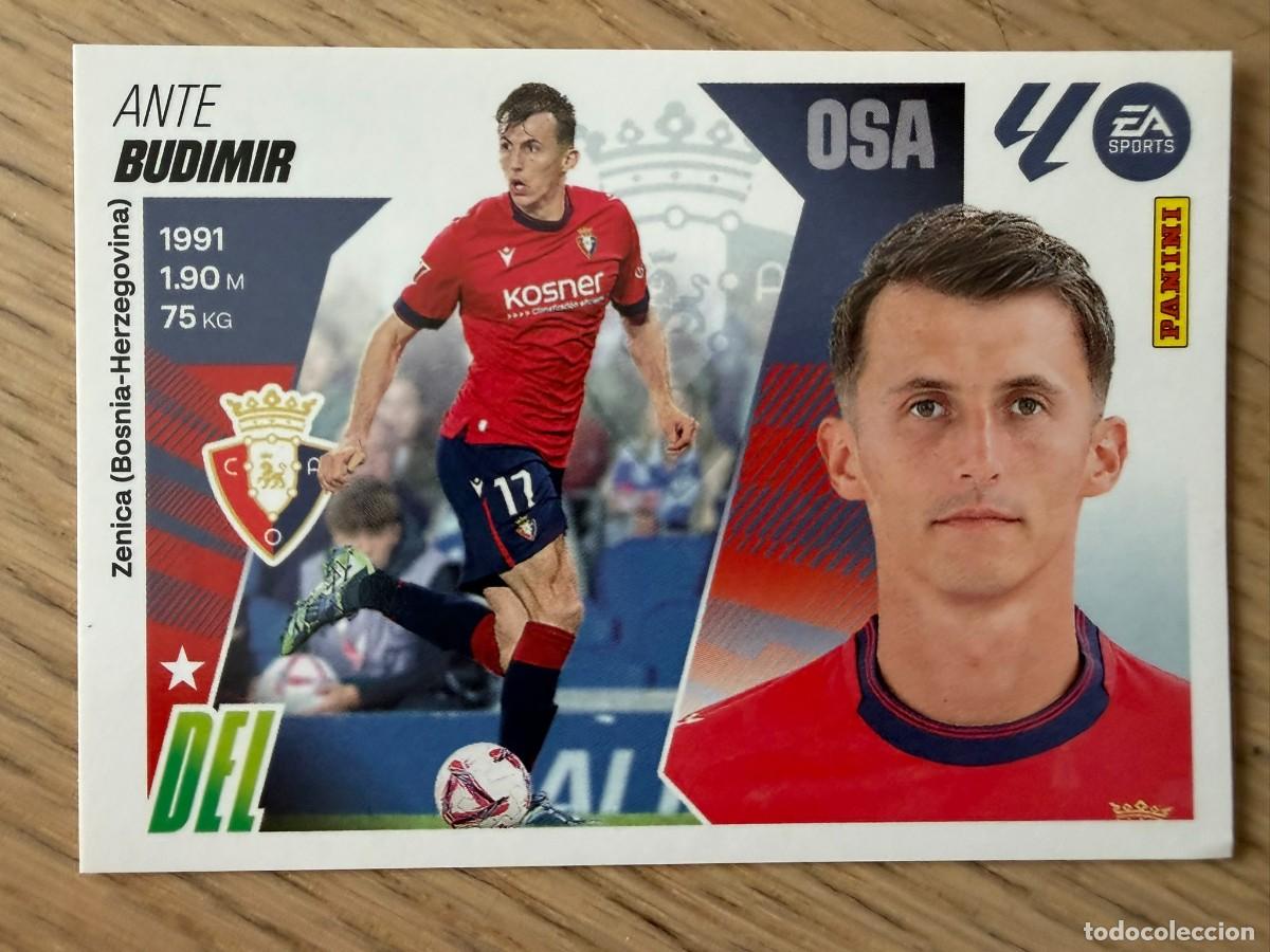 Cromos de f&uacute;tbol: 19 BUDIMIR OSASUNA 25 26 2025 2026 LIGA EA SPORTS COLECCIONES ESTE SIN PEGAR STICKER