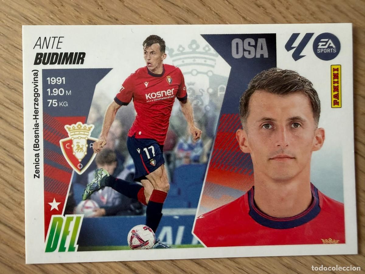 Cromos de f&uacute;tbol: 19 BUDIMIR OSASUNA 25 26 2025 2026 LIGA EA SPORTS COLECCIONES ESTE SIN PEGAR STICKER