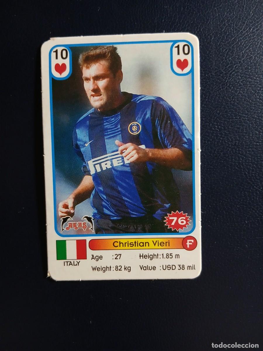 Cromos de f&uacute;tbol: 76 CHRISTIAN VIERI INTER MILAN AKAS FOOTBALL STARS 2000 Calcio