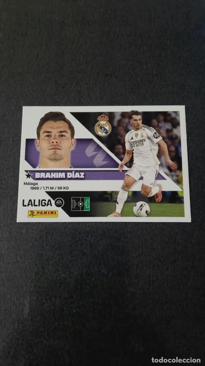 Cromos de f&uacute;tbol: Brahim Diaz Liga Este 26 27 2026 2027 Real Madrid