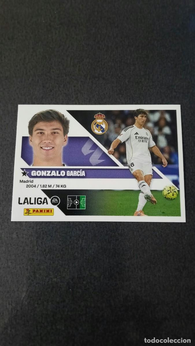 Cromos de f&uacute;tbol: Gonzalo Liga Este 26 27 2026 2027 Real Madrid