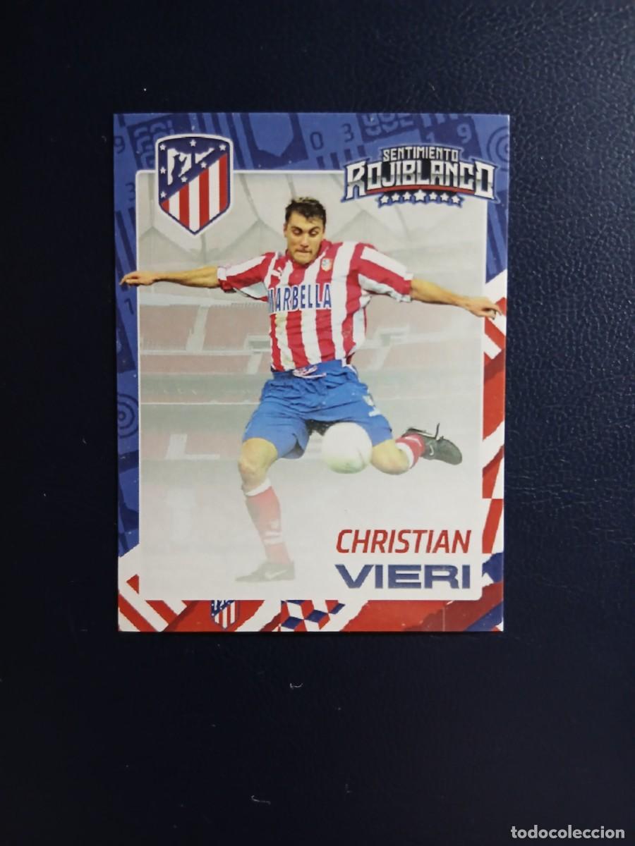 Cromos de f&uacute;tbol: 3 VIERI GOLEADORES ATLETI SENTIMIENTO ROJIBLANCO ATL&Eacute;TICO DE MADRID 2022