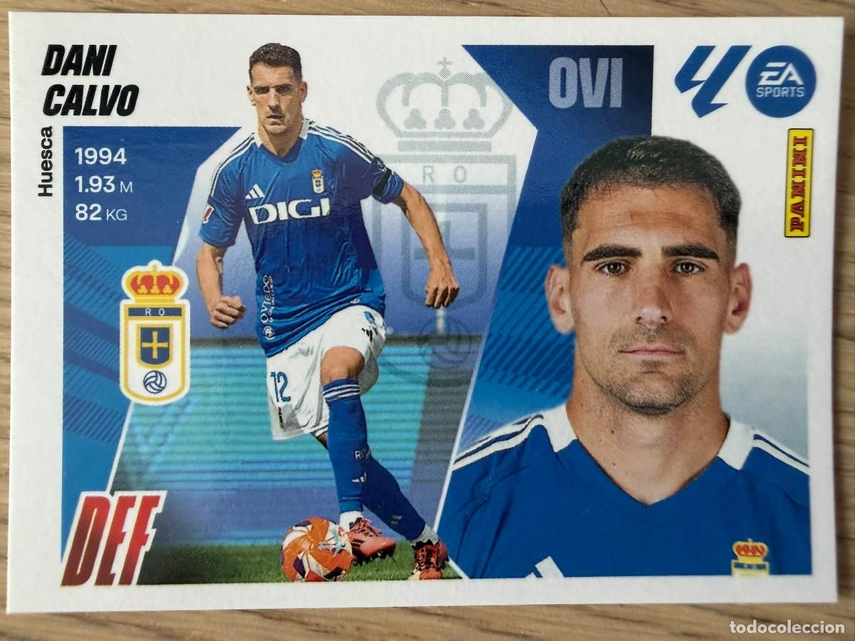 Cromos de f&uacute;tbol: 6 DANI CALVO REAL OVIEDO 25 26 2025 2026 LIGA EA SPORTS COLECCIONES ESTE SIN PEGAR STICKER