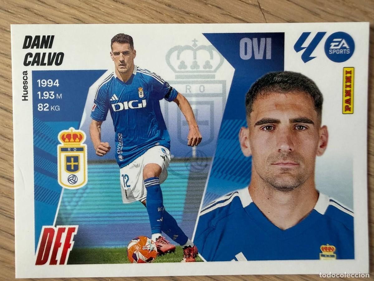 Cromos de f&uacute;tbol: 6 DANI CALVO REAL OVIEDO 25 26 2025 2026 LIGA EA SPORTS COLECCIONES ESTE SIN PEGAR STICKER