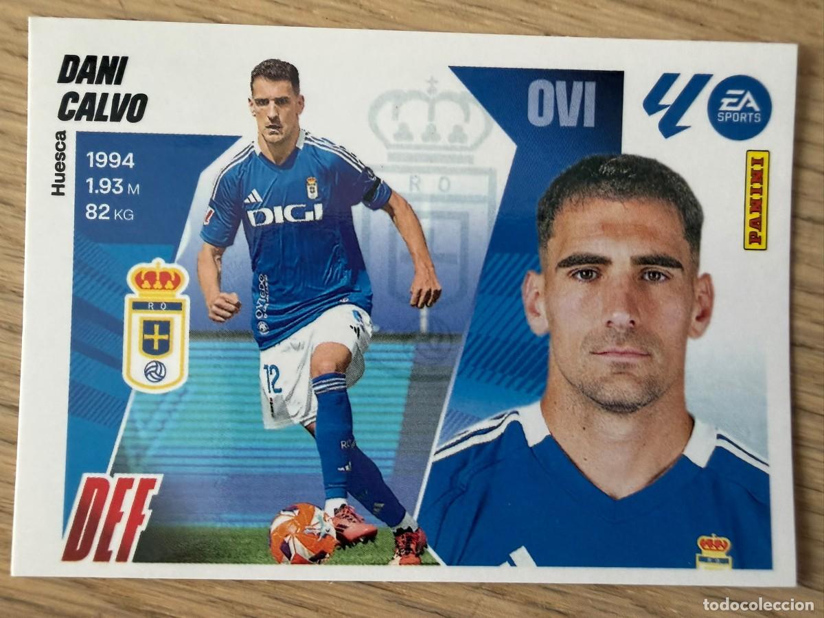Cromos de f&uacute;tbol: 6 DANI CALVO REAL OVIEDO 25 26 2025 2026 LIGA EA SPORTS COLECCIONES ESTE SIN PEGAR STICKER
