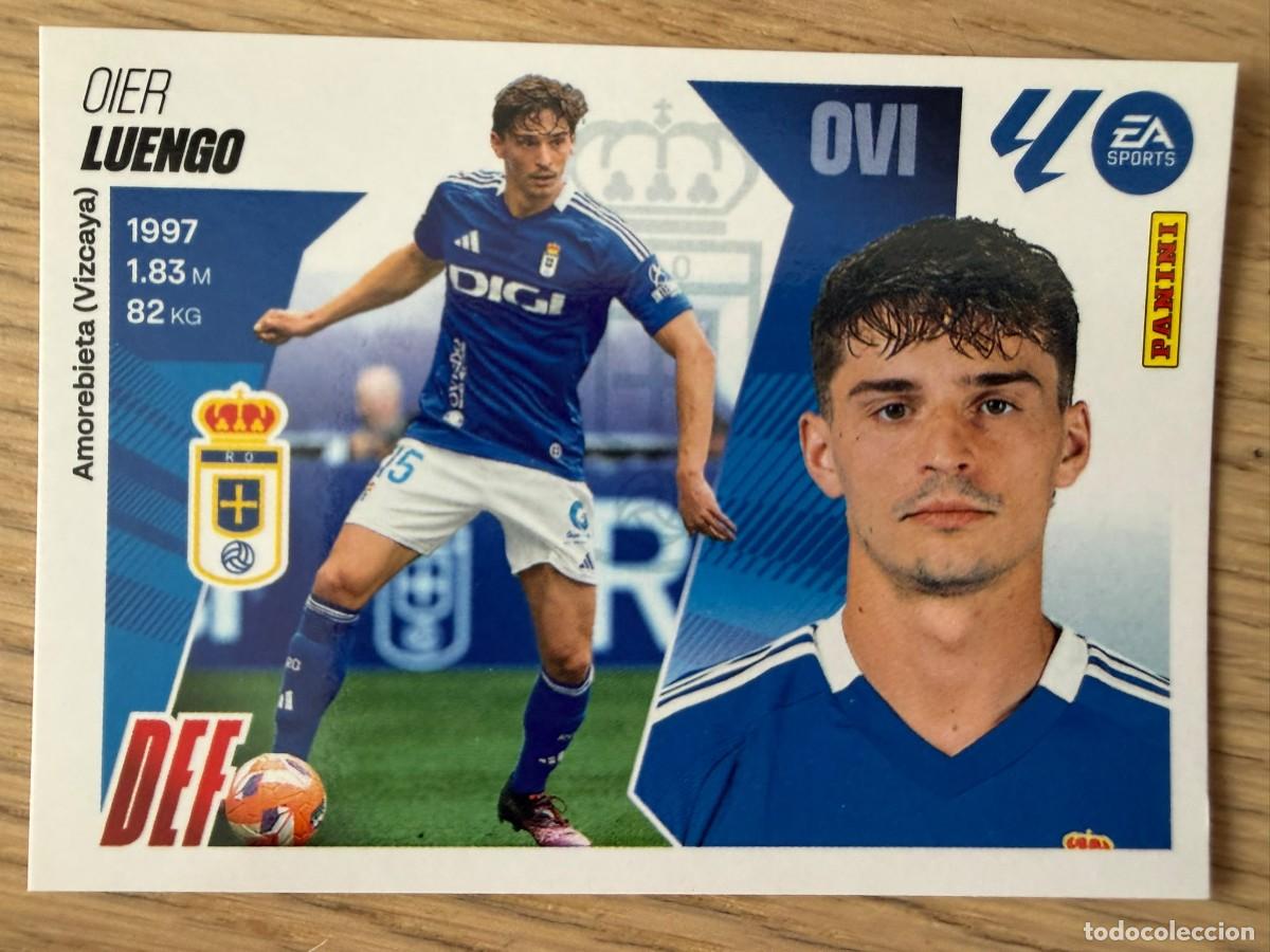 Cromos de f&uacute;tbol: 7 LUENGO REAL OVIEDO 25 26 2025 2026 LIGA EA SPORTS COLECCIONES ESTE SIN PEGAR STICKER