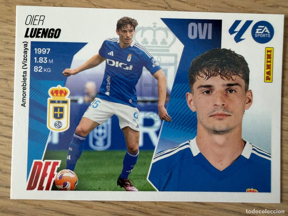 Cromos de f&uacute;tbol: 7 LUENGO REAL OVIEDO 25 26 2025 2026 LIGA EA SPORTS COLECCIONES ESTE SIN PEGAR STICKER