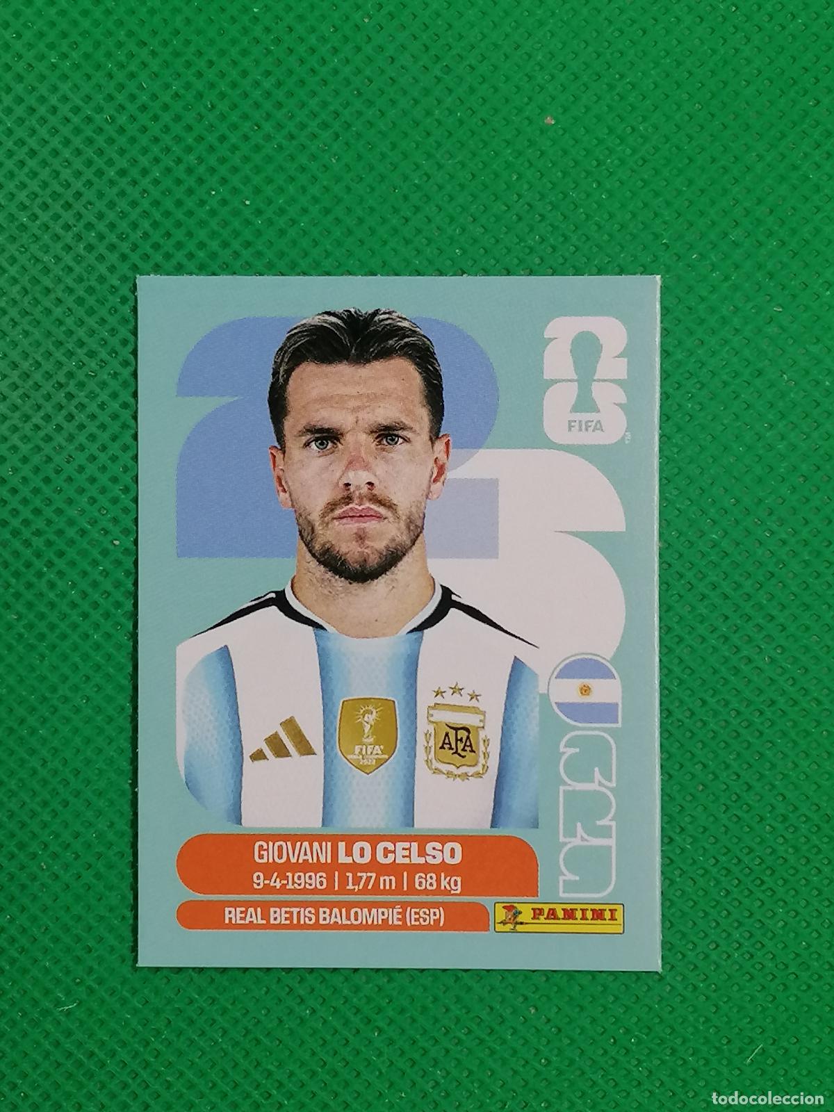 Cromos de f&uacute;tbol: GIOVANI LO CELSO ARGENTINA UPDATE SET ⚽ PANINI FIFA MUNDIAL WORLD CUP 26 2026 STICKER ⚽