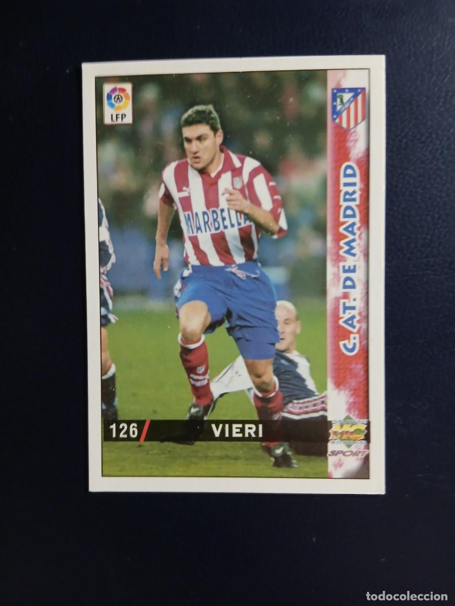 Cromos de f&uacute;tbol: 126 BAJA CHRISTIAN VIERI ATL&Eacute;TICO MADRID - MUNDICROMO LIGA 98 99 1998 1999