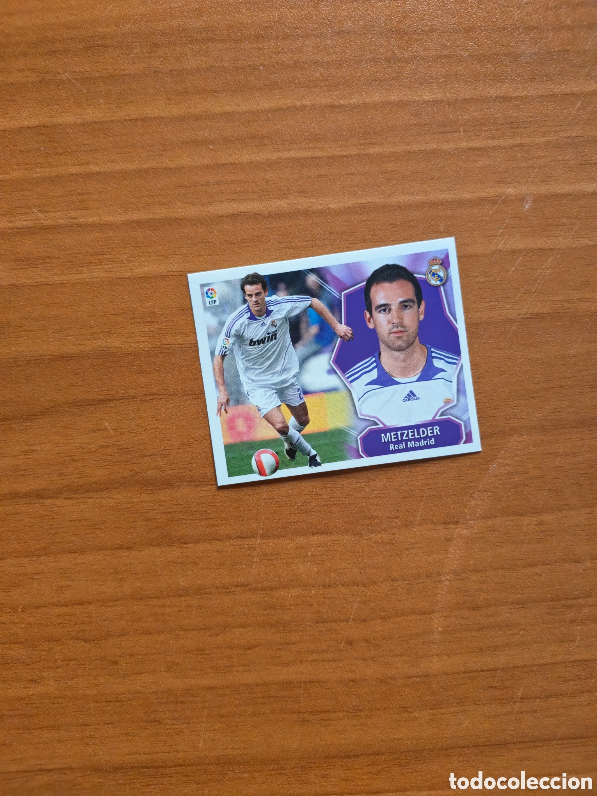 Cromos de f&uacute;tbol: Cromos de f&uacute;tbol Metzelder Real Madrid Liga Este 2008/09