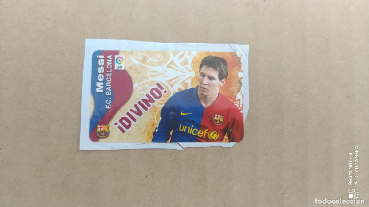 Cromos de f&uacute;tbol: BARCELONA MESSI DIVINO CHICLE LIGA 2009 2010 -09 10 -C7
