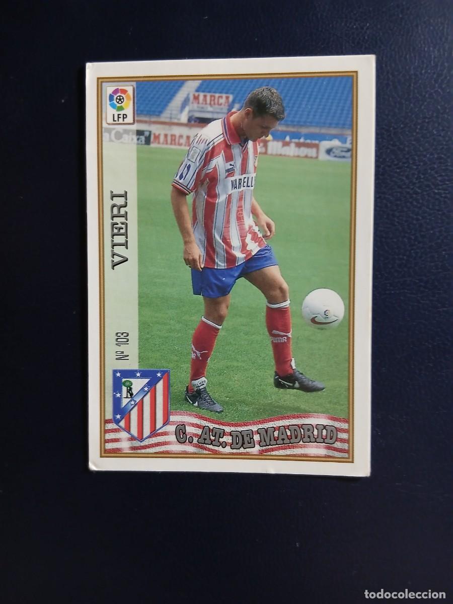 Cromos de f&uacute;tbol: 103 VIERI AT. MADRID MUNDICROMO LIGA 1997 1998 97 98