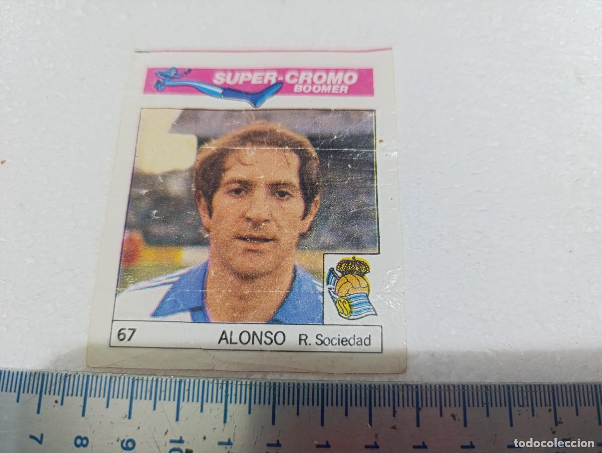 Cromos de f&uacute;tbol: CROMO - ALONSO - CHICLES BOOMER FUTBOL A&Ntilde;OS 80
