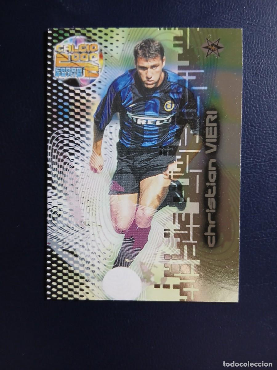 Cromos de f&uacute;tbol: 72 Christian Vieri - Inter Milan - Calcio 2000 Cards Serie 2 - Panini - Raro - Calciatori 99 00