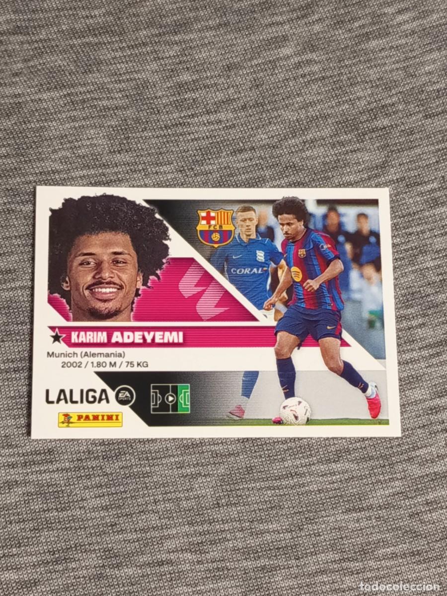 Cartes &agrave; collectionner de Football: Liga este 26 27 Panini ADEYEMI FICHAJE N&deg;19 BARCELONA nuevo