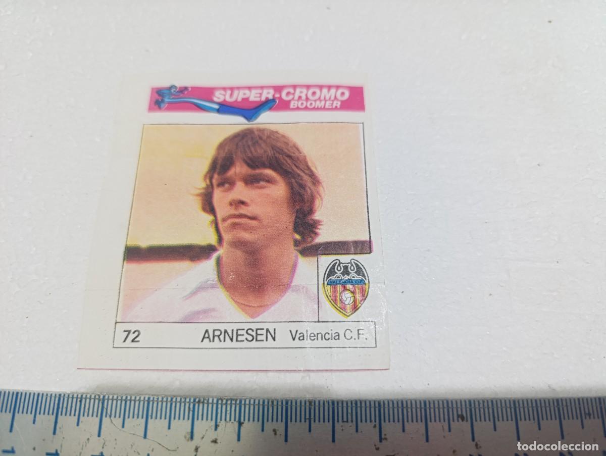 Cromos de f&uacute;tbol: CROMO - ARNESEN - CHICLES BOOMER FUTBOL A&Ntilde;OS 80
