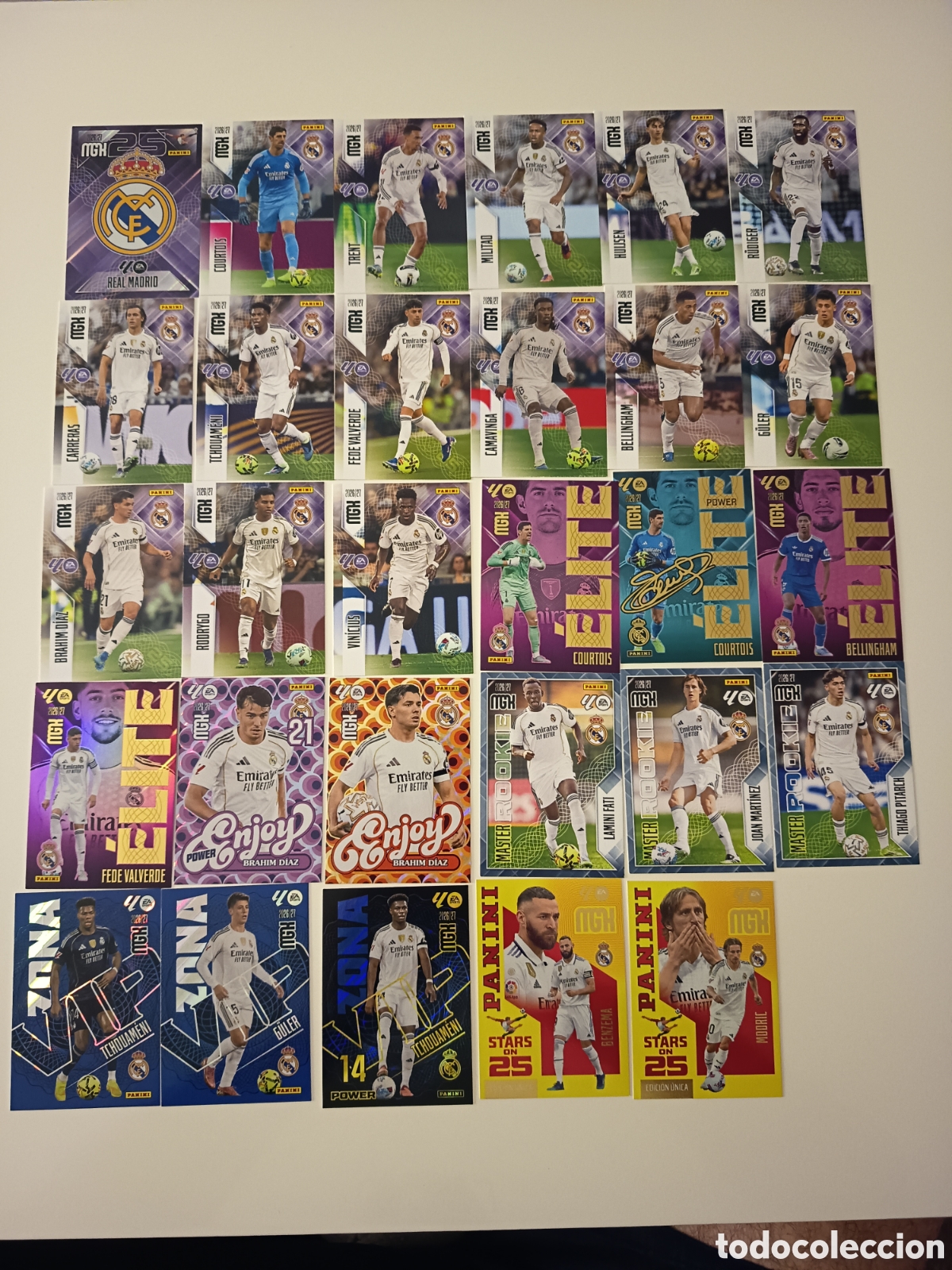 Cromos de f&uacute;tbol: Real Madrid megacracks 2026-2027