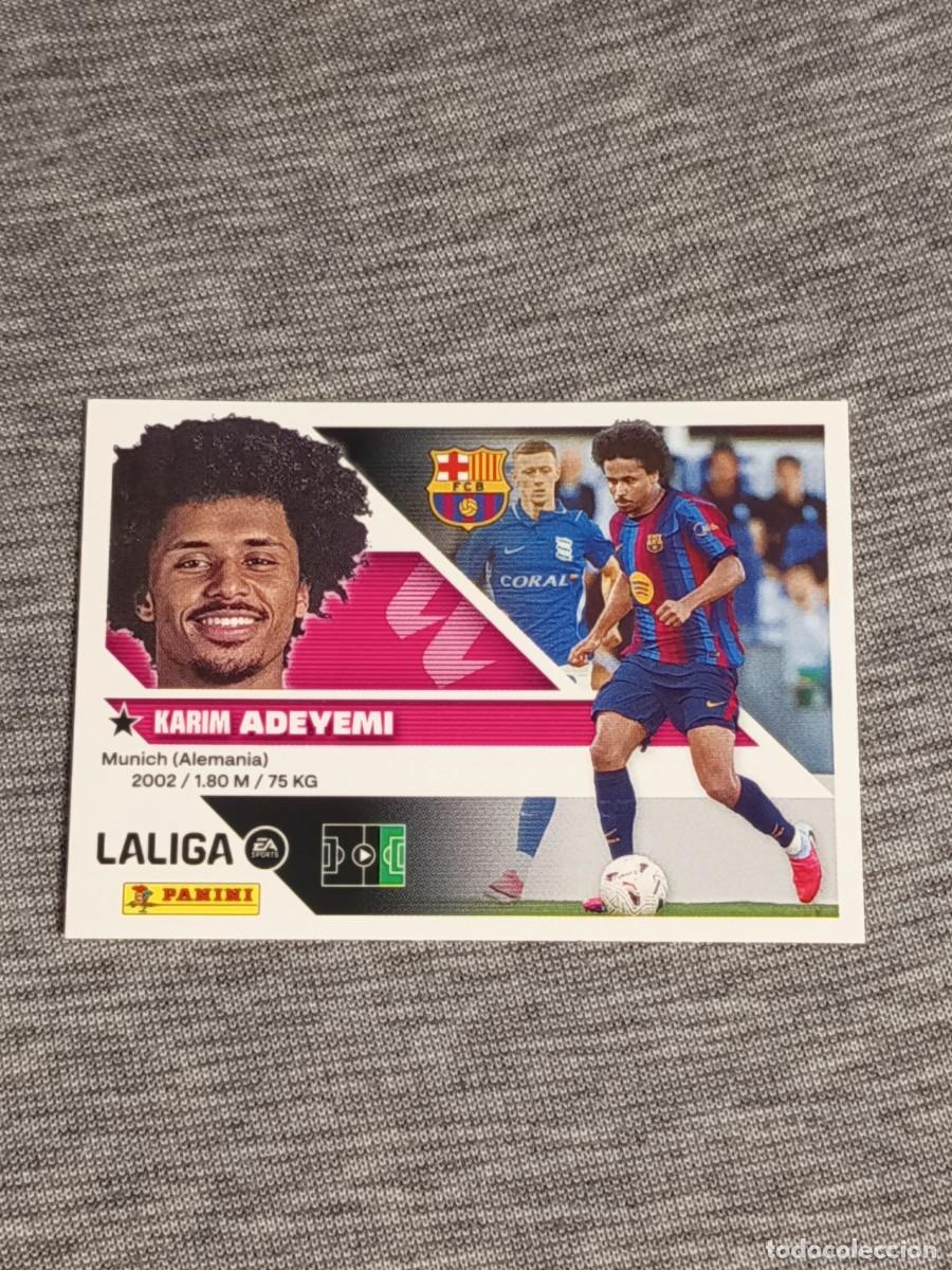Cartes &agrave; collectionner de Football: Liga este 26 27 Panini ADEYEMI FICHAJE N&deg;19 BARCELONA nuevo