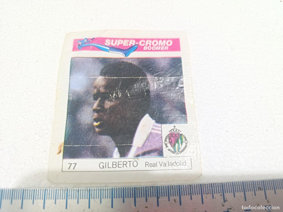 Fu&szlig;ball-Sticker: CROMO - GILBERTO - CHICLES BOOMER FUTBOL A&Ntilde;OS 80