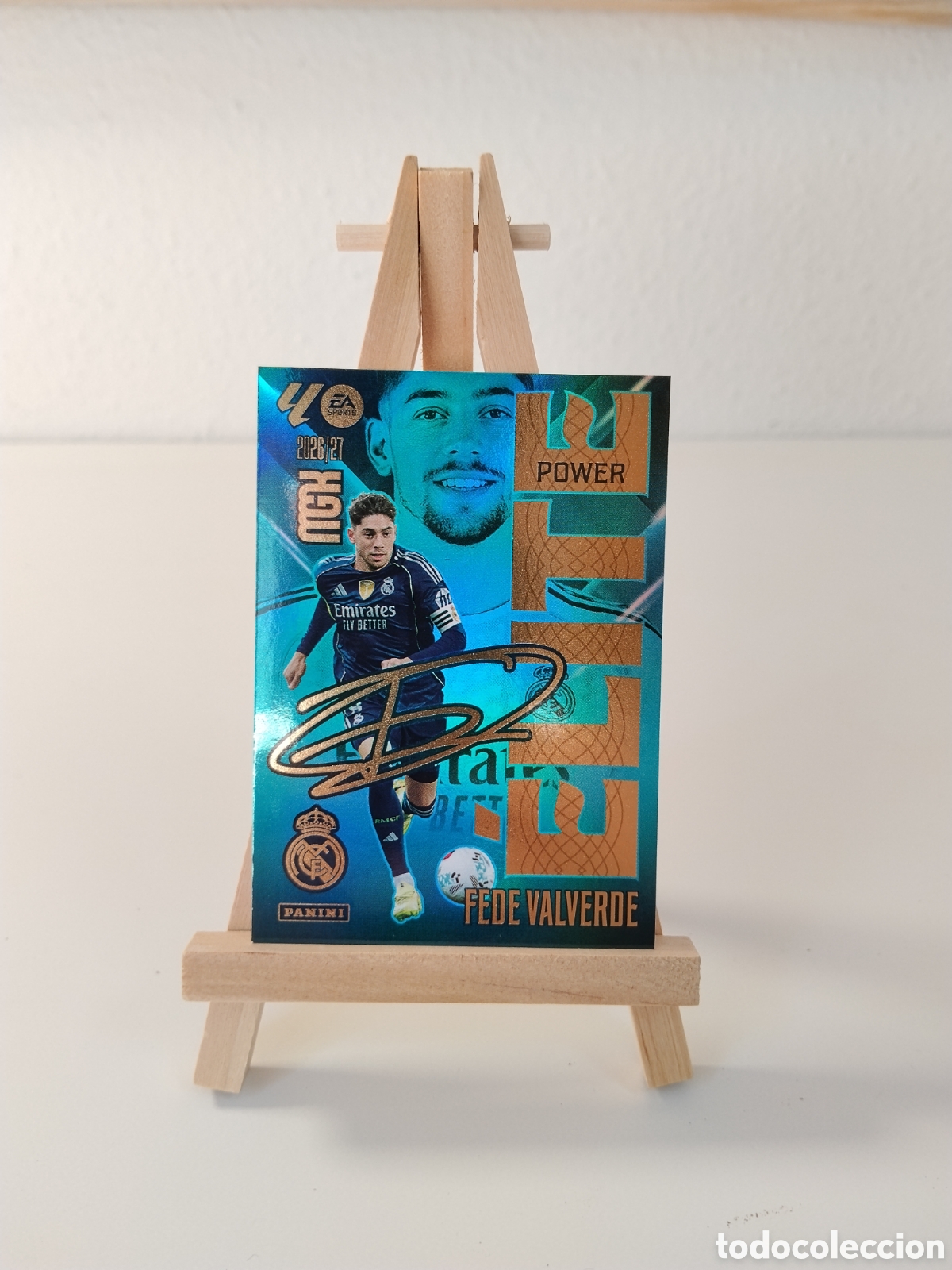 Cromos de f&uacute;tbol: Valverde &Eacute;lite Power 26/27 Megacrack