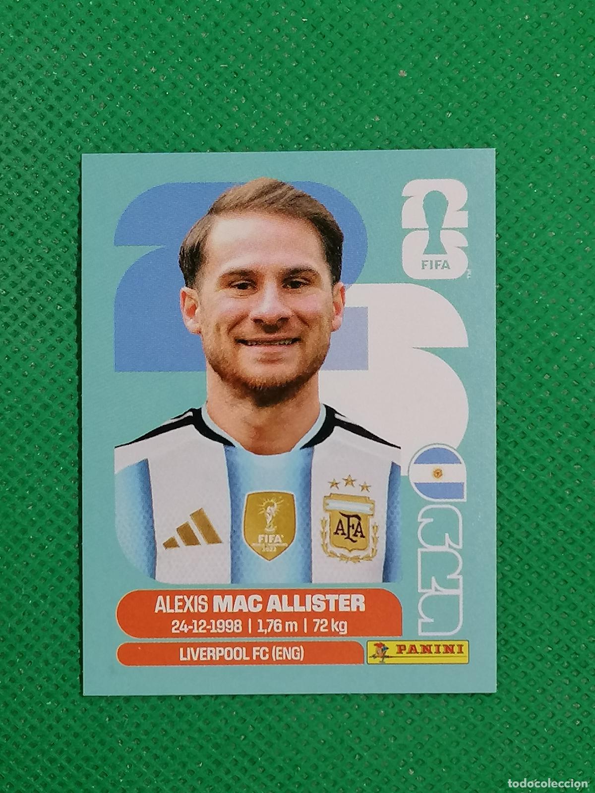 Cromos de f&uacute;tbol: ARG 9 ARG9 ALEXIS MAC ALLISTER ARGENTINA ⚽ PANINI FIFA MUNDIAL WORLD CUP 26 2026 STICKER ⚽