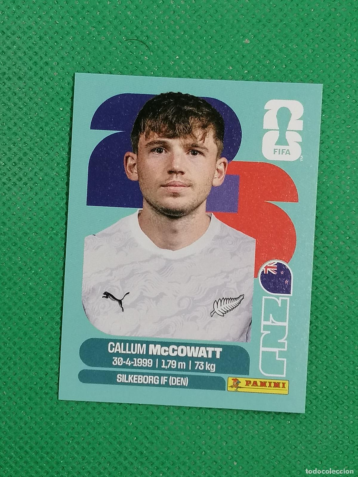 Cromos de f&uacute;tbol: NZL 19 NZL19 CALLUM MCCOWATT NUEVA ZELANDA ⚽ PANINI FIFA MUNDIAL WORLD CUP 26 2026 STICKER ⚽