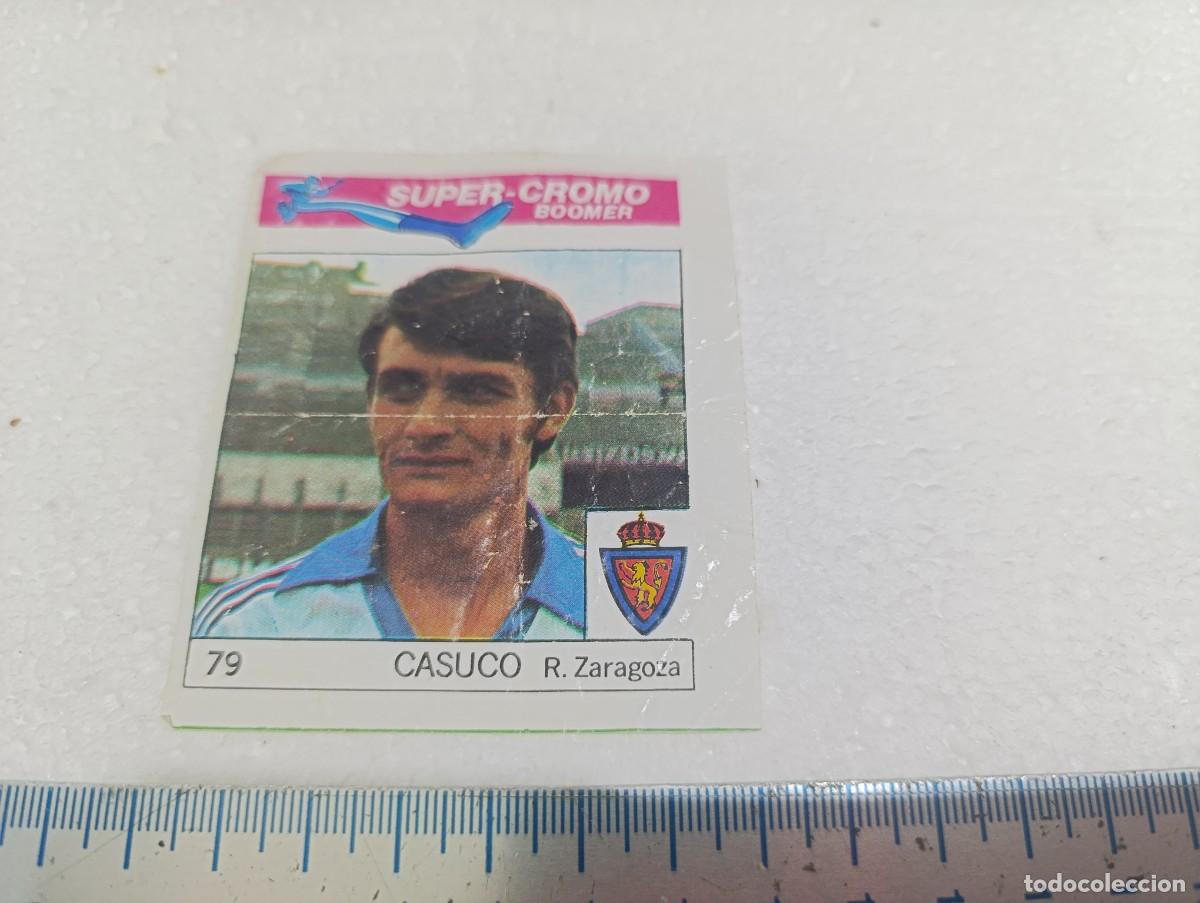 Cromos de f&uacute;tbol: CROMO - CASUCO - CHICLES BOOMER FUTBOL A&Ntilde;OS 80