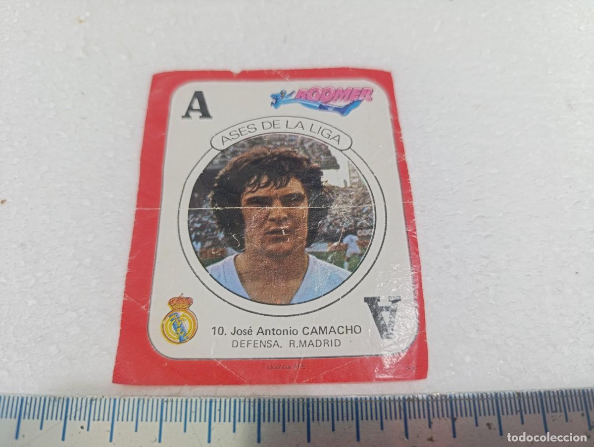 Cromos de f&uacute;tbol: CROMO - CAMACHO - CHICLES BOOMER FUTBOL A&Ntilde;OS 80