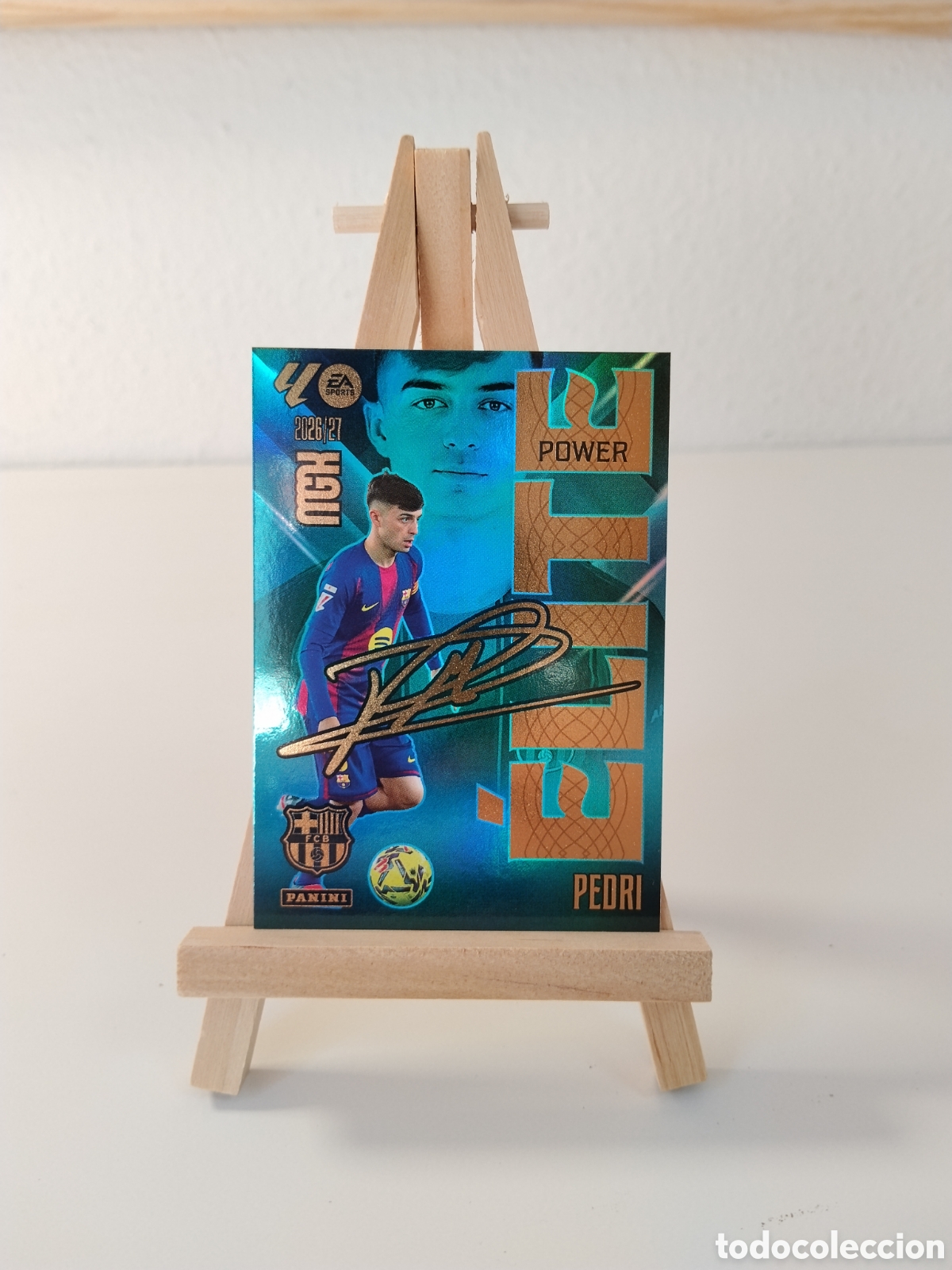 Cromos de f&uacute;tbol: Pedri &Eacute;lite Power 26/27 Megacrack