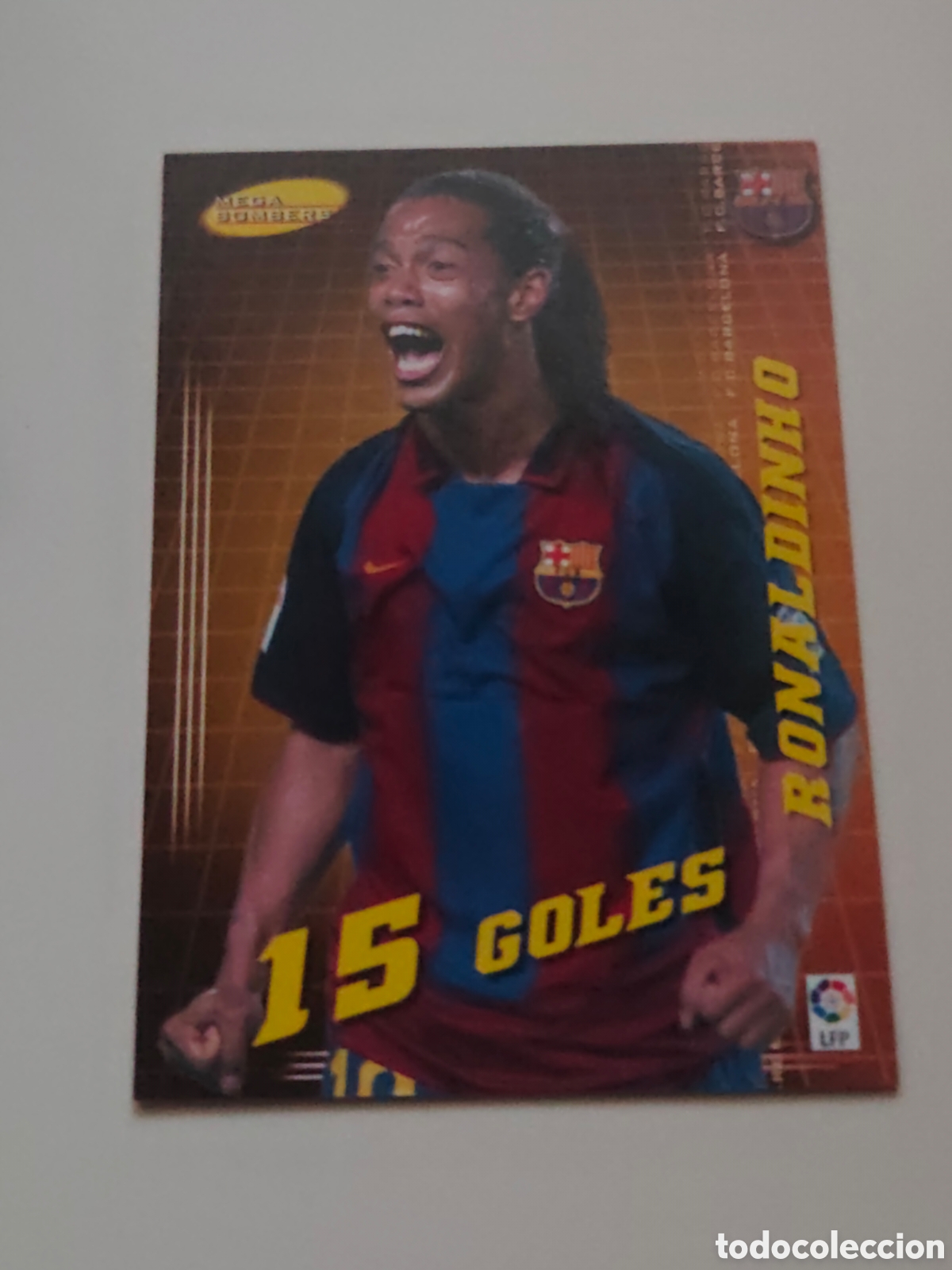 Cromos de f&uacute;tbol: 405 RONALDINHO FC BARCELONA MEGA BOMBERS MEGACRACKS 2004 2005