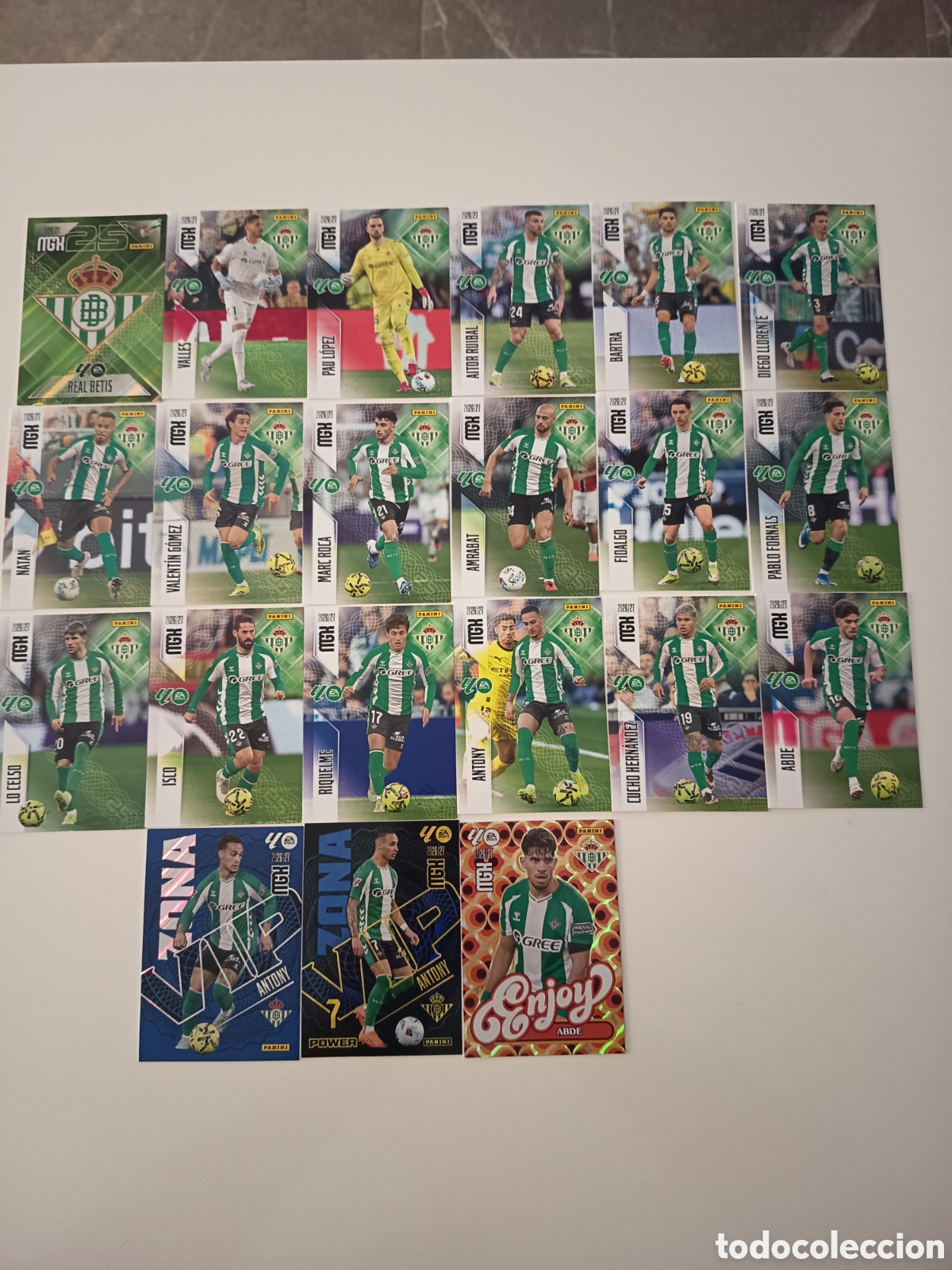 Cromos de f&uacute;tbol: Real betis megacracks 2026-2027