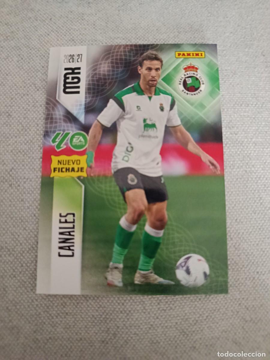 Cromos de f&uacute;tbol: Megacracks 26/27. 460- Canales . Racing. Nuevo fichaje.