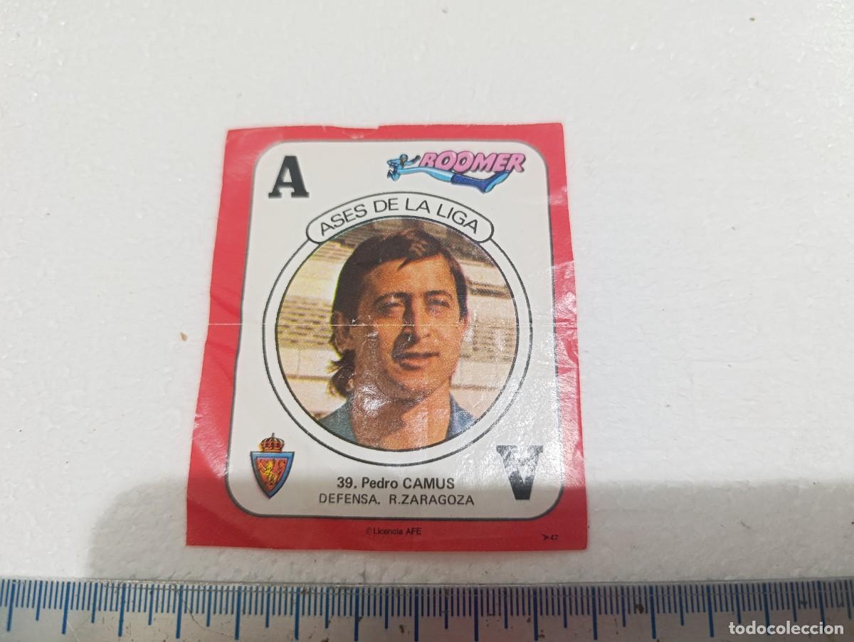Cromos de f&uacute;tbol: CROMO - CAMUS - CHICLES BOOMER FUTBOL A&Ntilde;OS 80