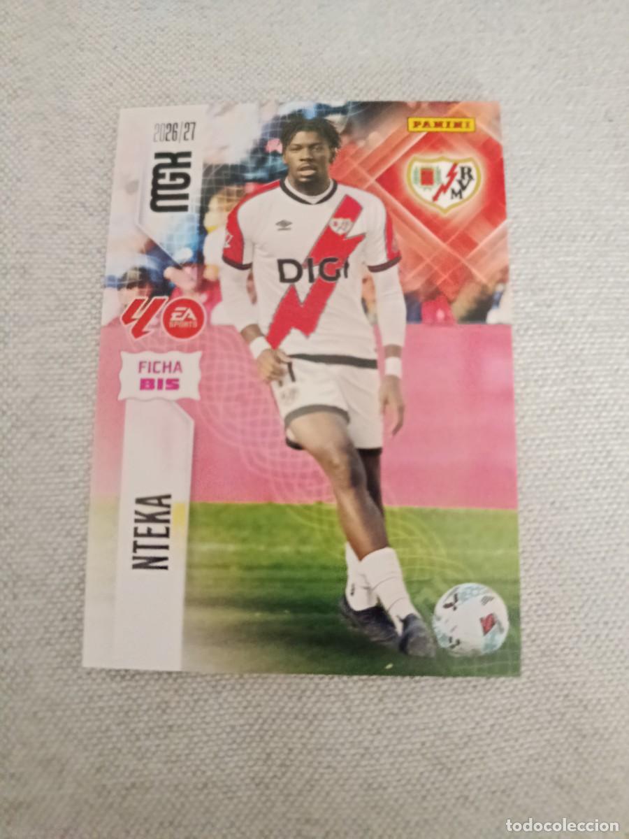 Cromos de f&uacute;tbol: Megacracks 26/27. 297 bis- Nteka. Rayo Vallecano.