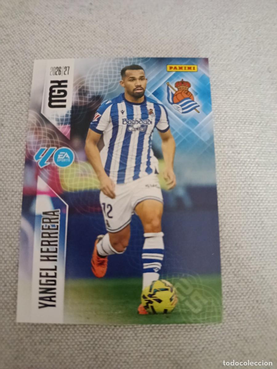 Cromos de f&uacute;tbol: Megacracks 26/27. 318- Yangel Herrera. Real Sociedad.