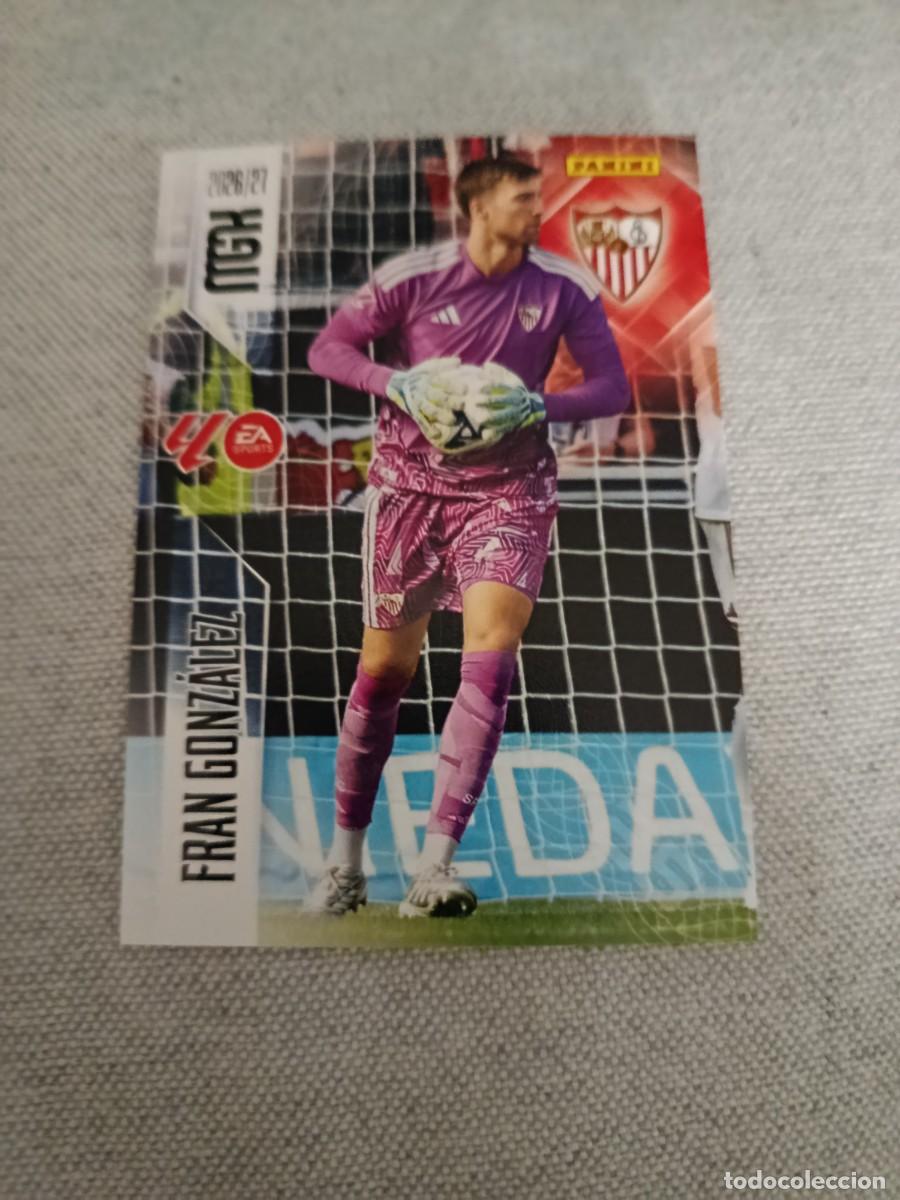 Cromos de f&uacute;tbol: Megacracks 26/27. 327- Fran Gonz&aacute;lez. Sevilla.