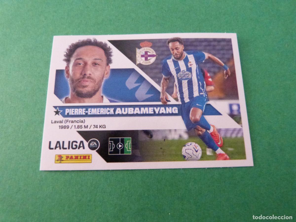 Cromos de f&uacute;tbol: CROMO FUTBOL AUBAMEYANG DEPORTIVO LA CORU&Ntilde;A SIN PEGAR FICHAJE N&ordm; 12 LIGA ESTE 2026-2027/26-27 PANINI